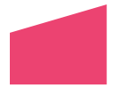 Pink shape with four sides icon